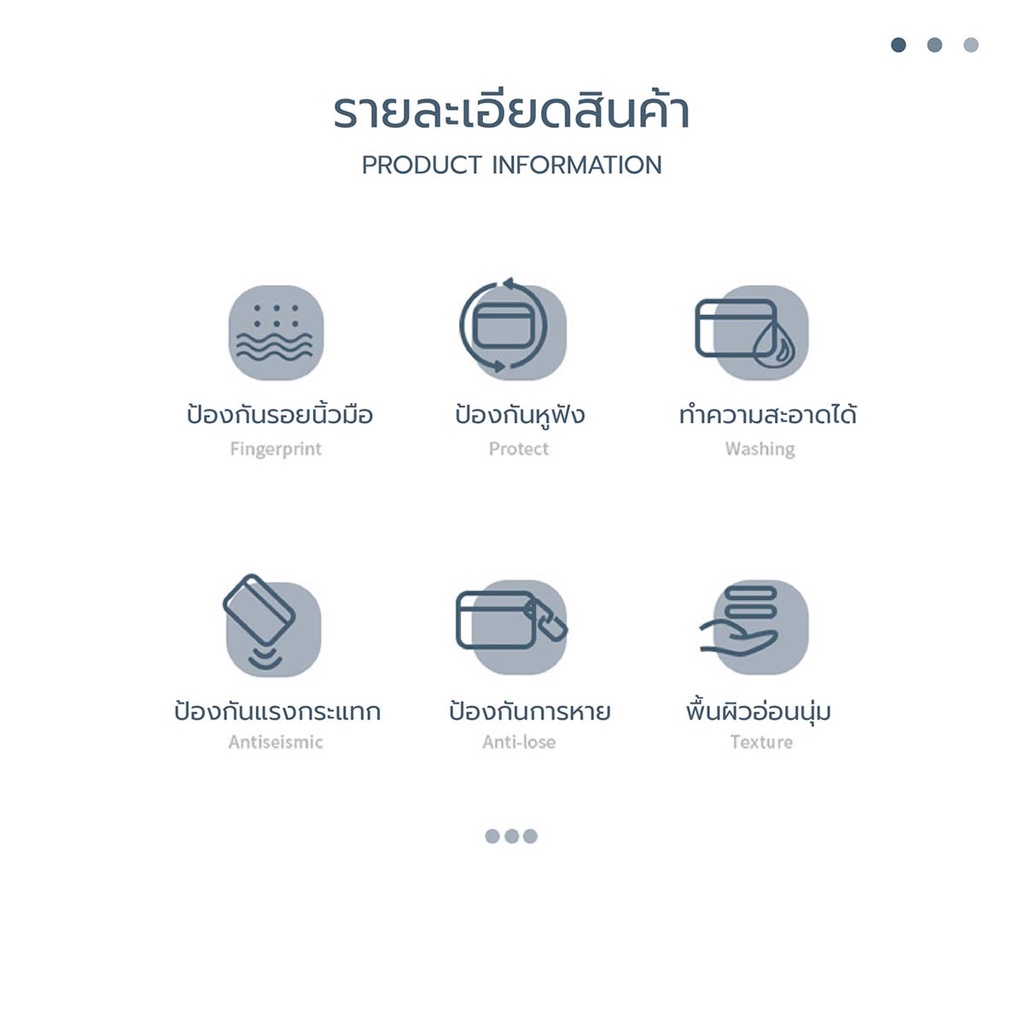 Moreno เคสหูฟัง Baseus WM01 TWS เคสกันกระแทก TPU เคสซิลิโคนชุบเลเซอร์ ป้องกันฝุ่น - รูปที่ 4