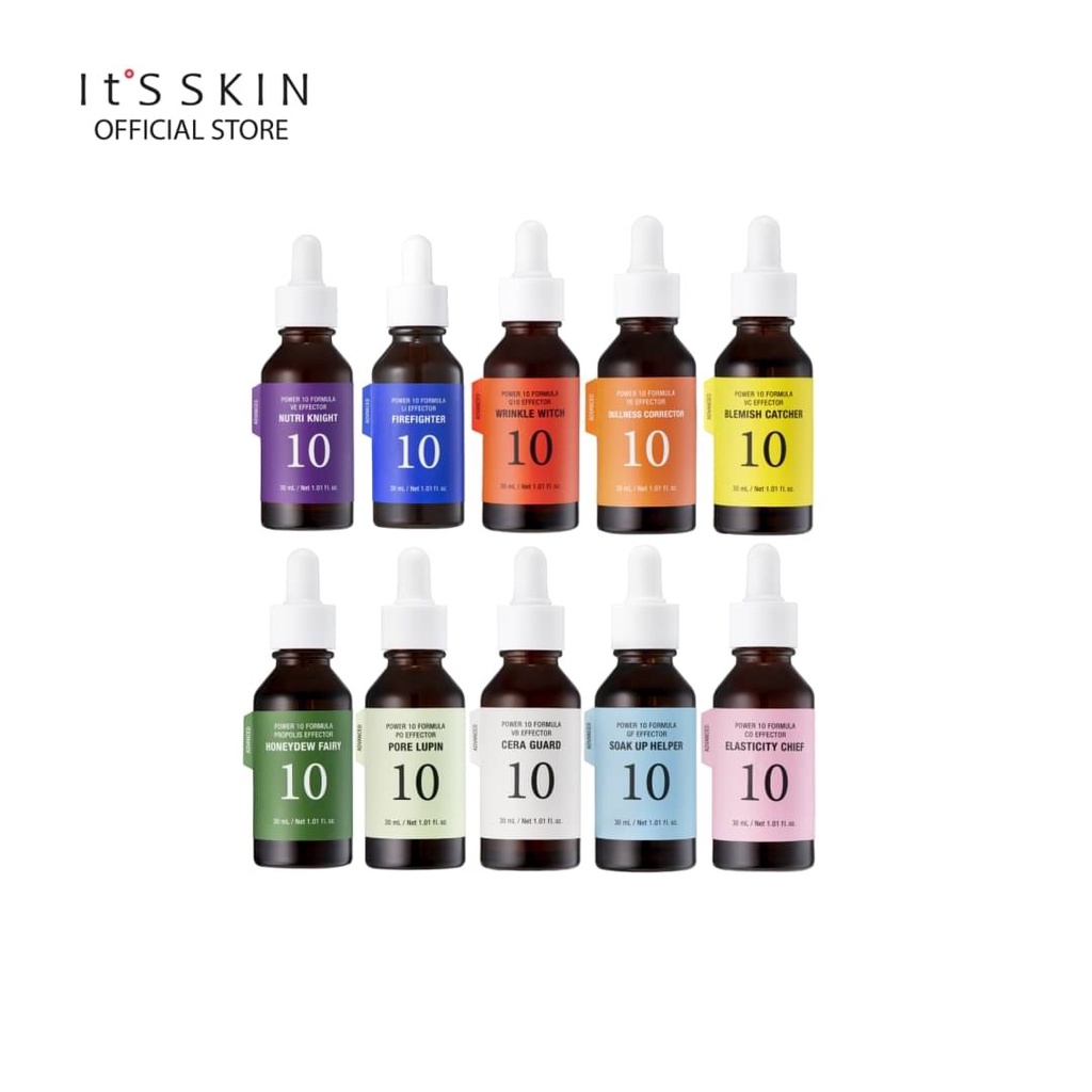 It'S SKIN Power 10 Formula Advanced Serum 30 ml. เซรั่มอิทส์สกิน ดูแลทุกปัญหาผิว