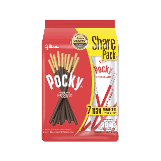 Pocky Family Pack ป๊อกกี้แฟมลี่ แพ็ค ขนาด 22 กรัม x7 กรัม (เลือกรสชาติ)