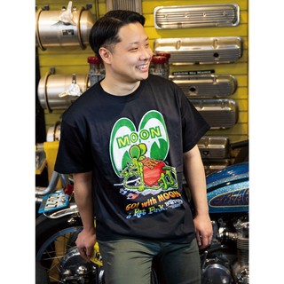 Rat Fink X MOON Paint T-shirt (เสื้อยืดเฟชั่น)