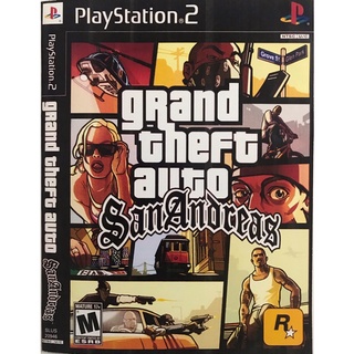 แผ่น​เกมส์​ ps2​ GTA San Andreas