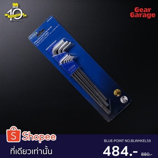 BLUE-POINT NO.BLWHKELS9 Extra Long Arm Hex Key Set 9 Pcs