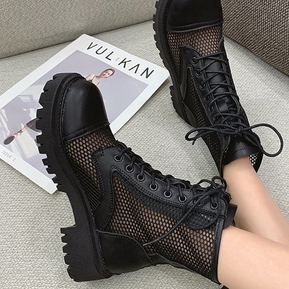 รองเท้าบูท หุ้มข้อเท้า แฟชั่นใหม่ สําหรับผู้หญิง SUAREZ