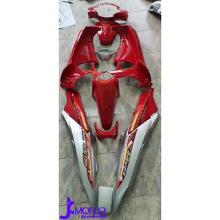 ชุดสี Wave125i_05 สีแดงแก้ว-บรอนด์