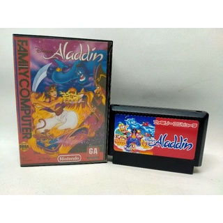 ตลับเกม Aladdin เกมจาก Super Famicom Export สุ่ Famicom ตลับICหนักๆ