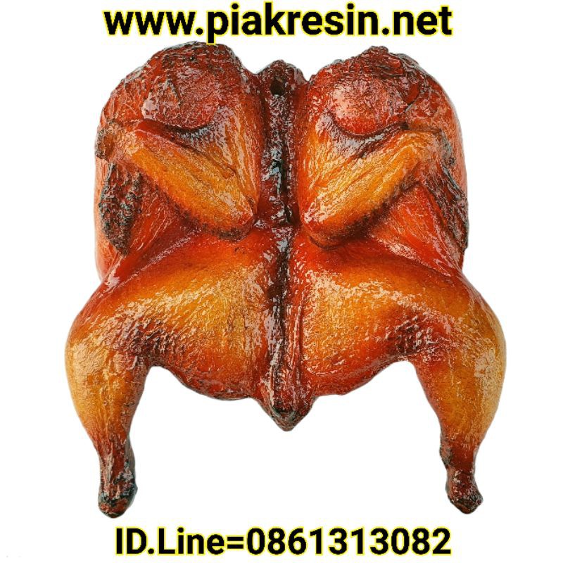 โมเดล ไก่ย่างปลอม ไก่ย่างวิเชียร ตัวละ 740 บาท กว้าง 18.5 ยาว 20 หนา 6.3 cm ไก่ย่างเรซิ่น โมเดลไก่ย่าง ไก่ย่างวิเชียร
