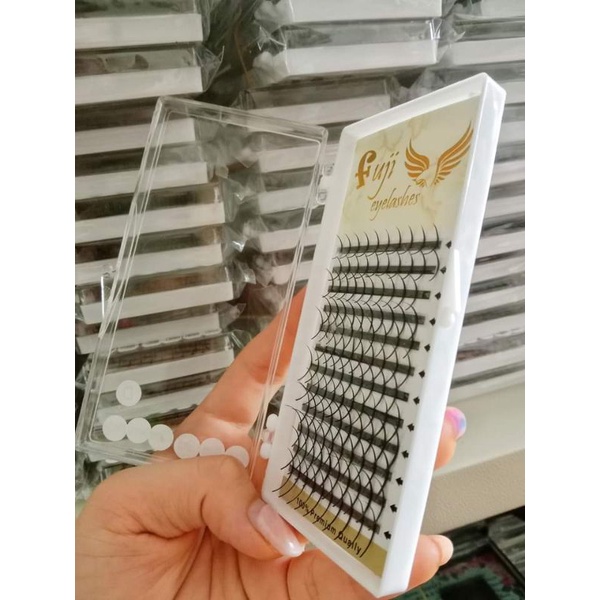 ขนตาKim K ขนตาแชมป์ mixsize11-15mm