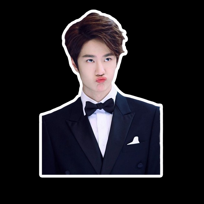 สติ๊กเกอร์ ไดคัท กันน้ำ ติดรถ ติดคอม โทรศัพท์ ดาราจีน หวังอี้ป๋อ Wang Yibo