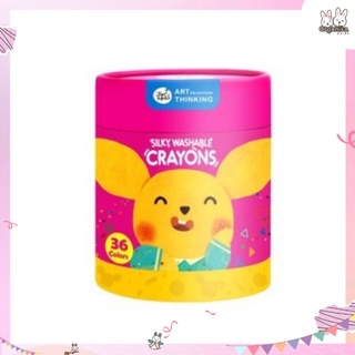 สีเทียนปลอดสารแบรนด์ Joan Miro – Baby Roo Silky Crayon 36 Colors