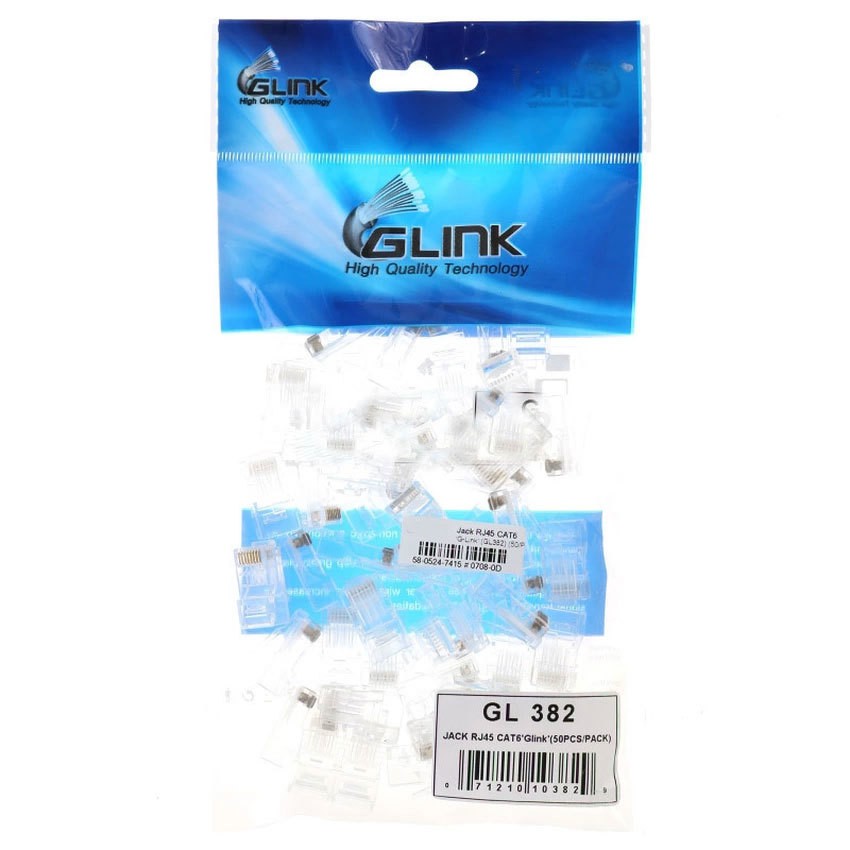 GLINK Plug RJ45 CAT6 (GL382) (50/Pack)