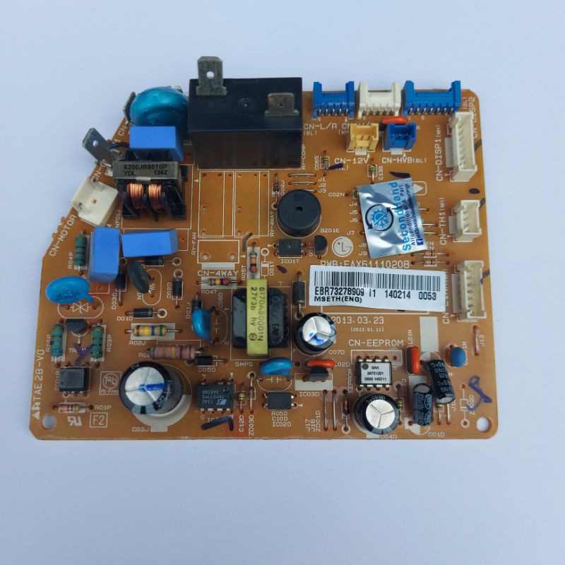 แผงวงจรแอร์ LG EBR73278909 / EBR73623010 PCB ASSEMBLY MAIN อะไหล่แท้มือสองตรงรุ่น