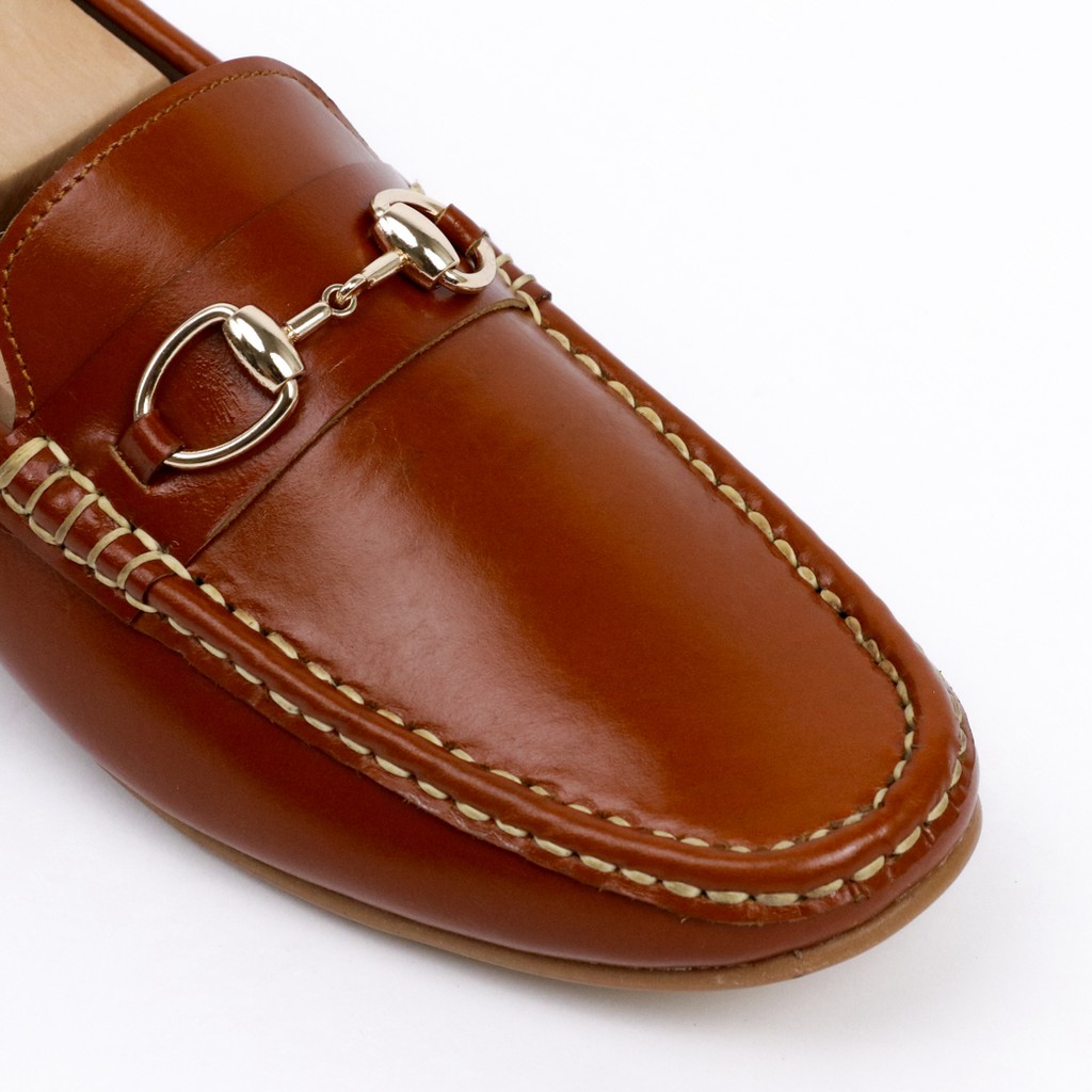 BROWN STONE  HORSEBIT CLASSY LOAFER
