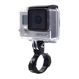 Aluminum Bike Clamp Bicycle Handlebar Mount Holder Adapter for GoPro/SJCam/YI อะแดปเตอร์อลูมิเนียมยึดจักรยาน Handlebar