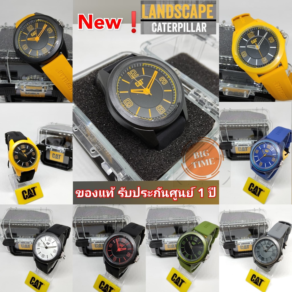 นาฬิกาข้อมือ CAT นาฬิกาผู้ชาย Caterpillar นาฬิกา รุ่น Landscape ของแท้ กันน้ำ
