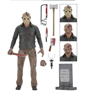 ฟิกเกอร์ Friday THE 13th Ultimate Jason Voorhees NECA THE FINAL CHAPTER B14D ขนาด 7 นิ้ว