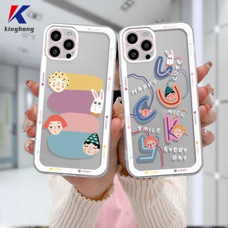 เคสโทรศัพท์แฟชั่น Compatible For IPhone 11 12 13 PRO MAX 6 7 6S 8 Plus X XR XS MAX 11 12 13 mini Se 2020 6SPlus 7Plus 6Plus 8Plus XSMAX การ์ตูนคู่เปลือกนิ่ม