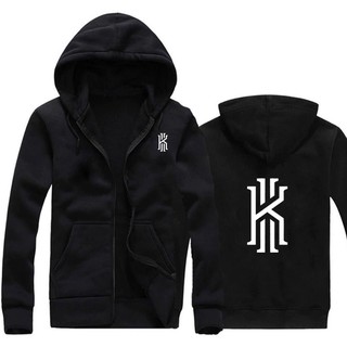 2019 Kyrie Irving Hoodies เสื้อ Hip Hop Hoodie เสื้อแจ็คเก็ตบุรุษ Black Jacket Hooded