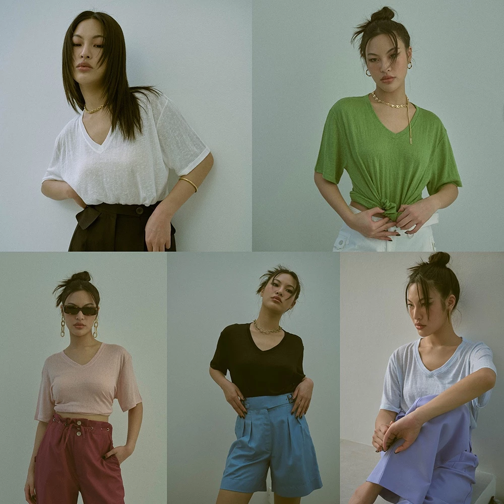 maison KEEPS | Airy V-neck Tee | เสื้อยืดเบสิคผ้าเบาสบายเหมาะกับอากาศเมืองไทย