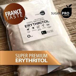 อิริทริทอลรสชาติฝรั่งเศส น้ำตาลคีโต 1kg/Erythritol France taste อิริทริทอล อิริท อีริท อิริทอล