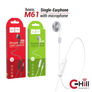 Hoco หูฟัง Earphone รุ่น M61 หูฟังแบบข้างเดียว พร้อมไมโครโฟน