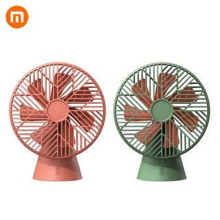 xiaomi sothing พัดลมตั้งโต๊ะ ทรงต้นไม้ ขนาดเล็ก น่ารัก แบบพกพา 1 ชิ้น