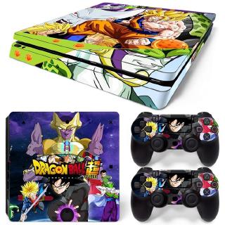 สติ๊กเกอร์ไวนิลรูปลอกสำหรับ Playstation 4 Slim PS 4 Slim-DRAGON BALL Super