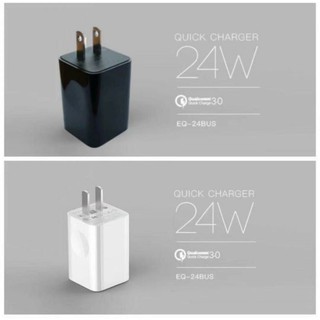 หัวชาร์จ  Eloop EQ-24BUS หัวชาร์จ Quick Charge 3.0 24W Wall Charger Adaptor