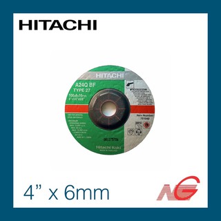 ใบเจียร์ HITACHI 4" x 6mm เบอร์ A 24 Q