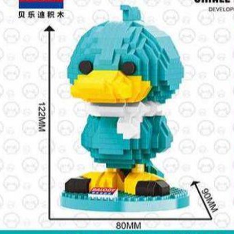 ตัวต่อ  เป็ดเขียว สุดน่ารัก จำนวนตัวต่อ 746 ชิ้น_BALODY 18096