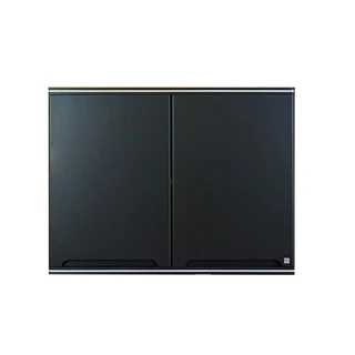 King Platinum ตู้แขวนคู่ รุ่นเคิร์ฟ ขนาด 90x67.8x34 ซม. สีเทา