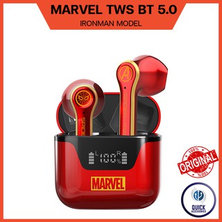 หูฟังบลูทูธไร้สาย TWS Marvel เสียงระดับ Super HD Bluetooth 5.1 จอ LED รองรับ iOS / Android (Marvel ของแท้ 💯 %)