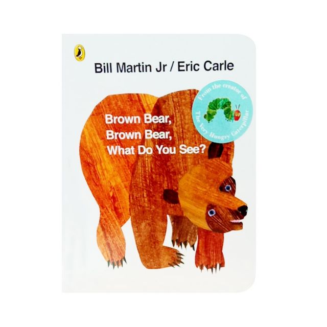 ((Finny Baby House) หนังสือภาพภาษาอังกฤษ หมีสีน้ําตาล What Do What You See Brown Bear What Are You R