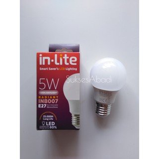 หลอดไฟ Led **** รับประกัน BER ** 5w INLITE