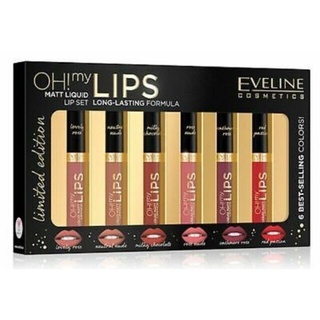 OH! MY LIPS Set of 6 mini liquid lipsticks