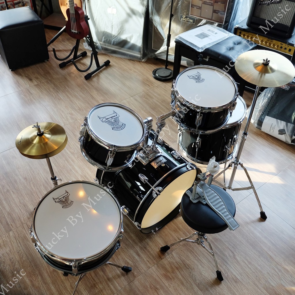 [รีวิว !] กลองชุดเด็ก OVERSPEED : JUNIOR DRUM SET พร้อมอุปกรณ์ครบชุด ฟรี เก้าอี้กลอง ไม้กลอง ประแจกลอง