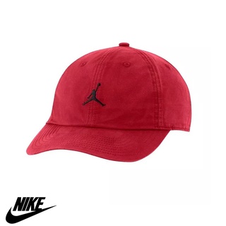 Nike ไนกี้ หมวกแก๊ป หมวกกีฬา Cap Jordan Jumpman Heritage 86 Washed DC3673-687 RD (700)