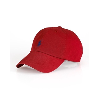 POLO Ralph Lauren Cap หมวกPOLO แท้100% (Red)