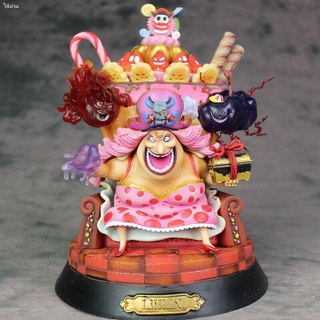 มือการ์ตูน❈▣❒One Piece วันพีช One Piece Four Emperors White Beard Aunty Giant Beast Kaido Red Hair GK Decoration Figure