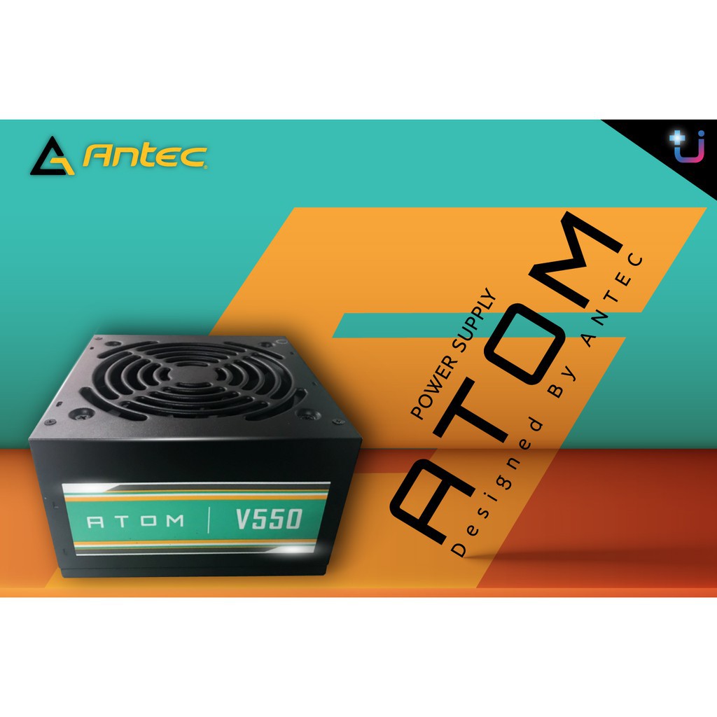 (รับประกัน 2 ปี) ANTEC ATOM V550 550W (PSU) Power Supply hitechubon