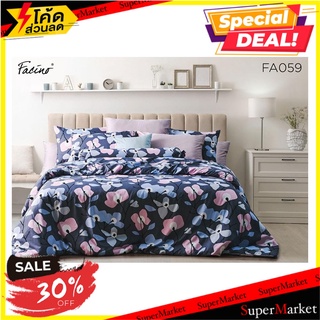 ชุดผ้าปูที่นอน 3.5 ฟุต 3 ชิ้น FACINO PRINT FA059 ผ้าปูที่นอน BEDSHEET SET 3.5 3PCS FACINO PRINT FA059 เครื่องนอน