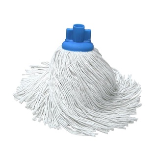อะไหล่ม๊อบกลม รุ่น (896) สีฟ้า - ขาว ไม้ถูพื้น ไม้รีดน้ำ Round Mop Spare Parts Model (896) Blue - White
