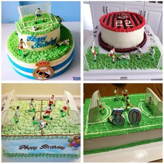 ตุ๊กตาตกแต่งเค้กรูปนักเตะฟุตบอล football cake topper