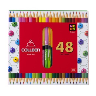 สีไม้ยาว 2หัว 48 สี ตรา Colleen No.787 Coloured Pencils