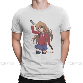 เสื้อยืดวินเทจเสื้อยืดคอกลม ผ้าฝ้าย พิมพ์ลายกราฟฟิค Toradora Manga Cool Girl แนวสตรีท ขนาดใหญ่ สําหรับผู้ชาย และผู้หญิงS