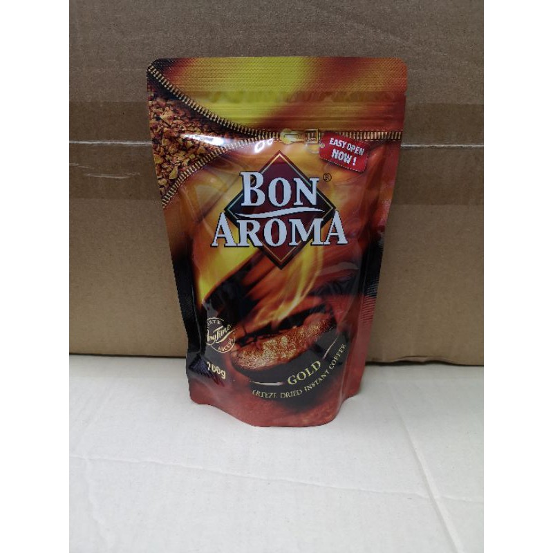 (ราคาพิเศษ​ มีจำนวนจำกัด)​ Bon​ Aroma Gold​ (บอน​ อโรมา โกลด์)​ กาแฟสำเร็จรูปชนิดฟรีซดราย​ 100​ กรัม​ ชนิดถุงเติม​