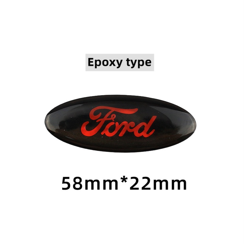 สติกเกอร์โลโก้สัญลักษณ์ 58×22 มม. สําหรับตกแต่งพวงมาลัยรถยนต์ Ford Kuga Explorer Fiesta Shelby 1 ชิ้น ราคา ถูกที่สุด ดีลบีเคเค แกลเลอรีภาพที่ 5