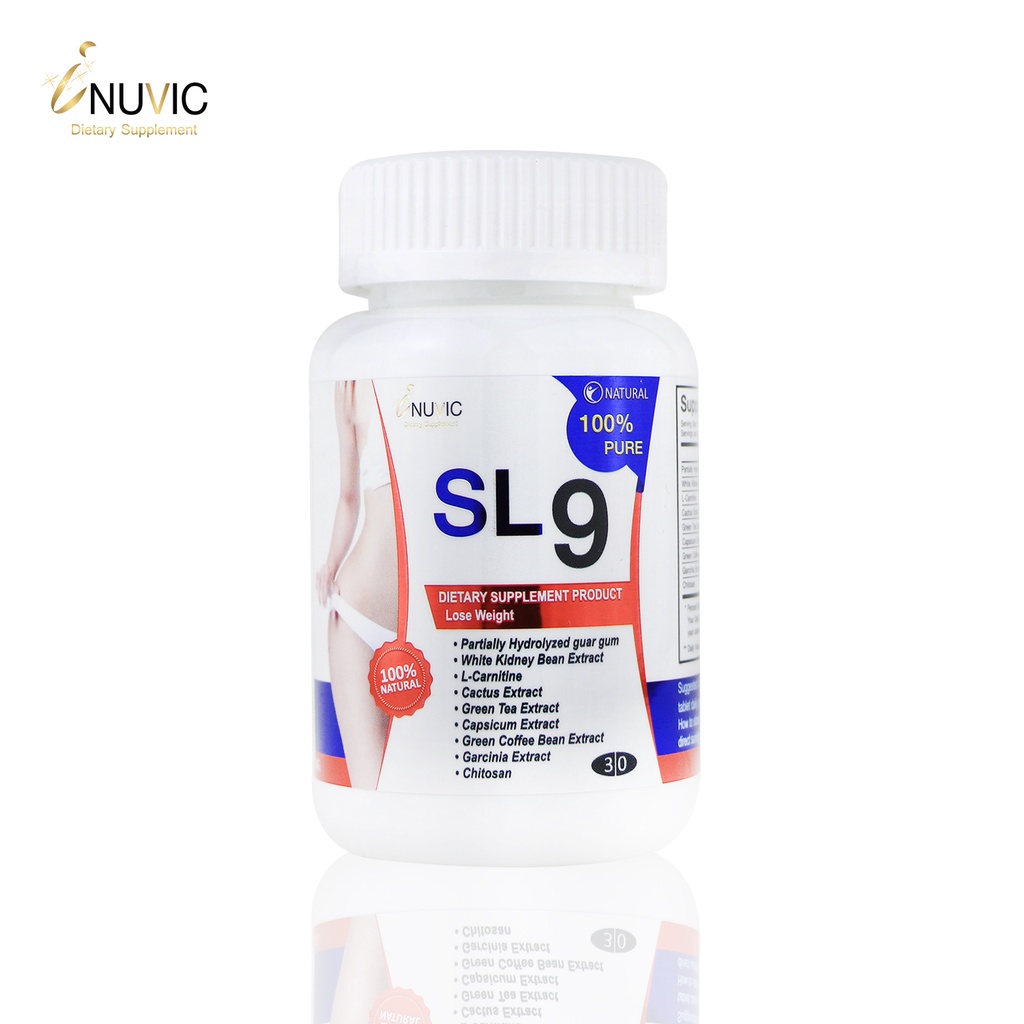 SL9 สารสกัดธรรมชาติ 9 ชนิด x 1 ขวด iNUVIC อินูวิค สารสกัดจากกระบองเพชร