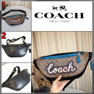 【HOT】COACH F76795 กระเป๋าคาดเอวแฟชั่นผู้ชายกระเป๋าสะพายข้าง / กระเป๋าคาดหน้าอก