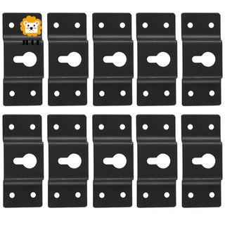 แผ่นตะขอเหล็ก สําหรับแขวนลําโพง Diy 10 ชิ้น