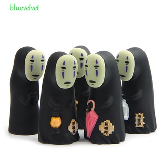 Bluevelvet โมเดลตุ๊กตาผู้ชายไร้หน้า Miyazaki Hayao Spirited Away สําหรับตกแต่ง